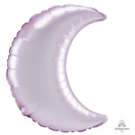 35" Pastel Pink Satin Crescent